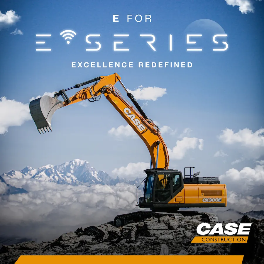 Case E-serie beltegraver