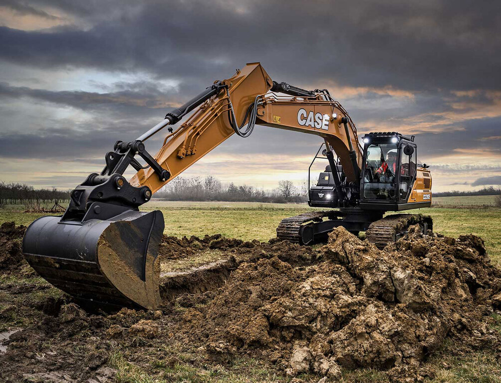 CASE CX210E beltegraver