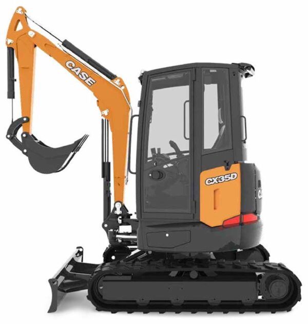 CASE CX35D minigraver